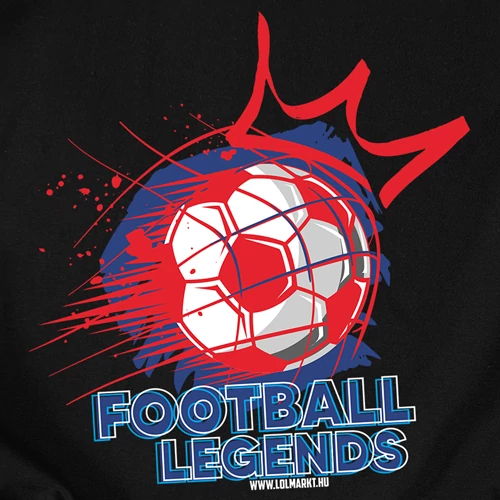 Football Legends minta (B_Fekete)