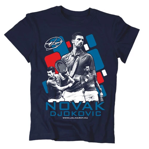 Novak Djokovic gyerek póló (Sötétkék)