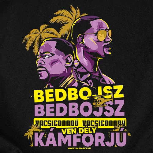 Bad boys női póló (B_Fekete)