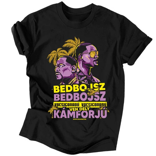 Bad boys férfi póló (Fekete)