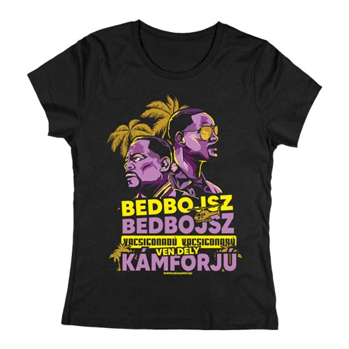 Bad boys női póló (Fekete)