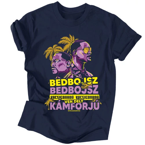 Bad boys  férfi póló (Sötétkék)