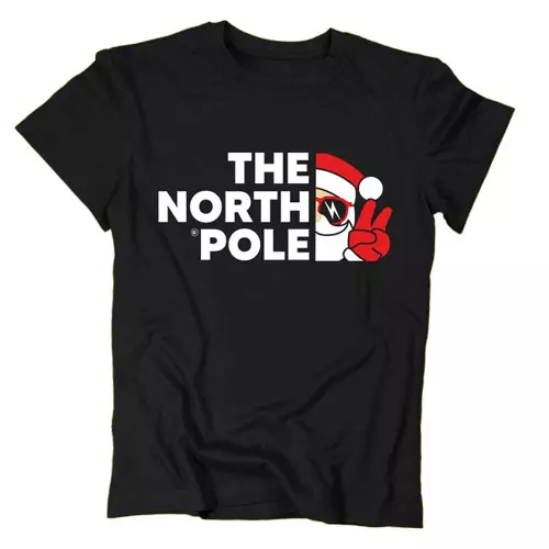 The North Pole gyerek póló (Fekete)