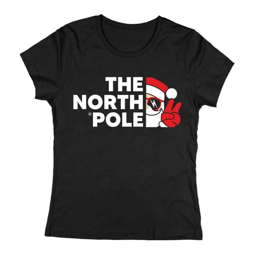 The North Pole női póló (Fekete)