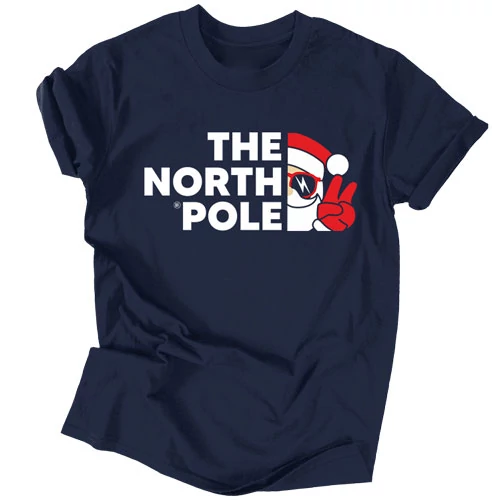 The North Pole férfi póló (Sötétkék)