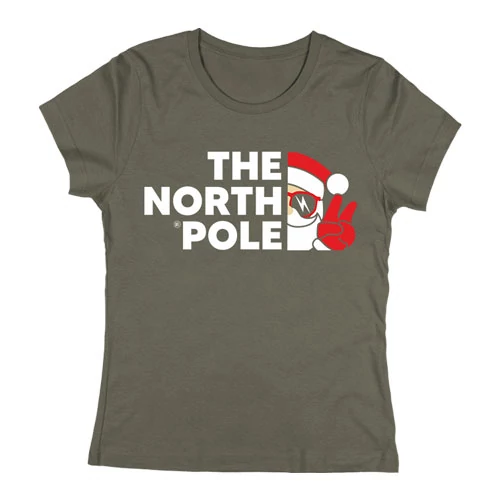 The North Pole női póló (Grafit)