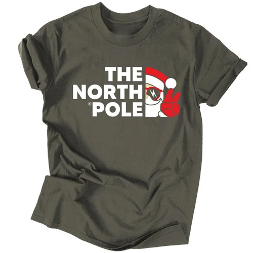 The North Pole férfi póló (Grafit)