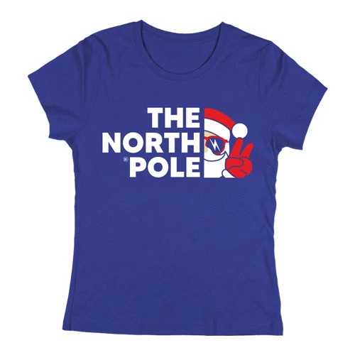 The North Pole női póló (Királykék)