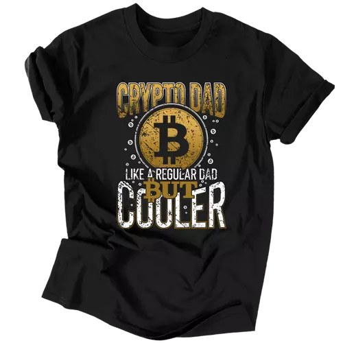 Crypto Dad férfi póló (Fekete)