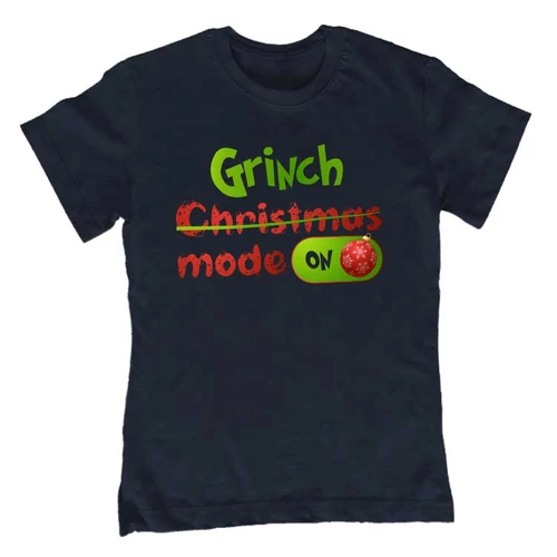 Grinch mode on gyerek póló (Sötétkék)