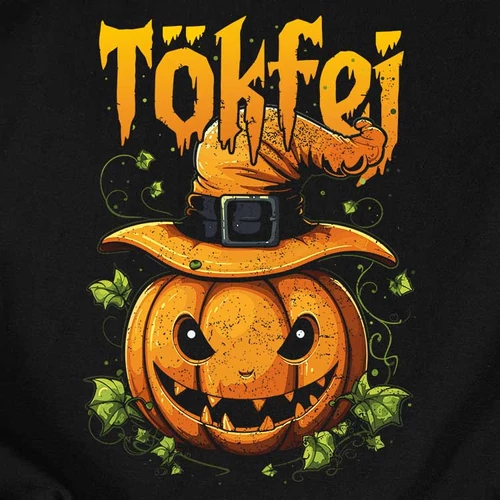 Tökfej női póló (B_Fekete)