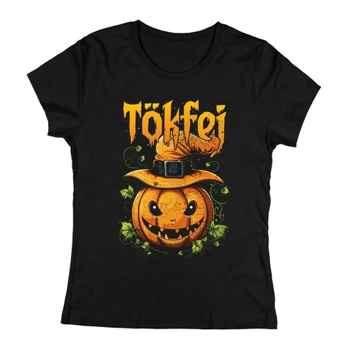 Tökfej női póló (Fekete)