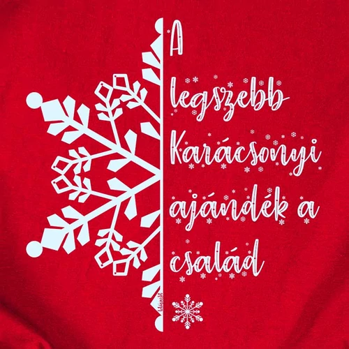 A legszebb ajándék a család póló