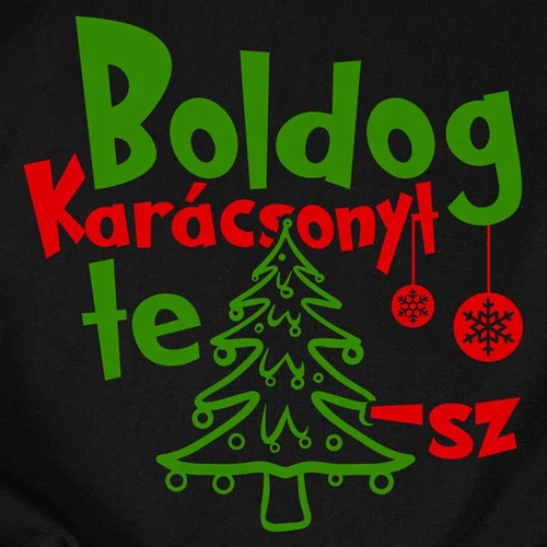 Boldog karácsonyt te ... férfi póló