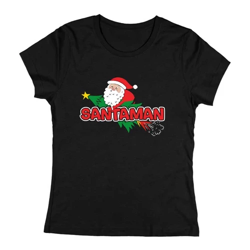 Santaman női póló (Fekete)