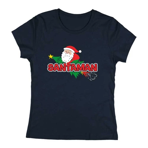 Santaman női póló (Sötétkék)