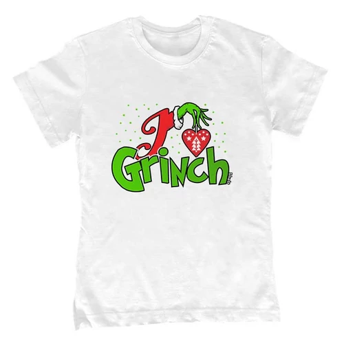 I love grinch gyerek póló (Fehér)