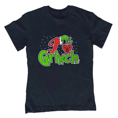 I love grinch gyerek póló (Sötétkék)