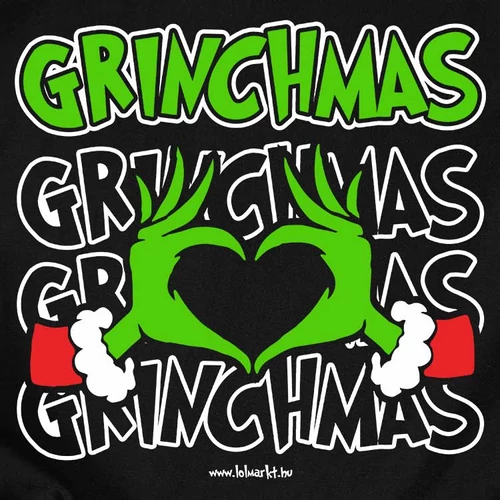 Grinchmas pulóver (B_Fekete)