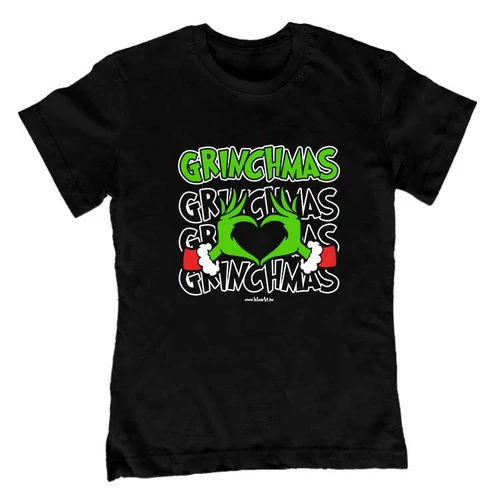 Grinchmas gyerek póló (Fekete)