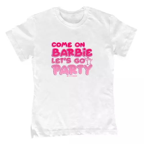 Come on Barbie gyerek póló (Fehér)