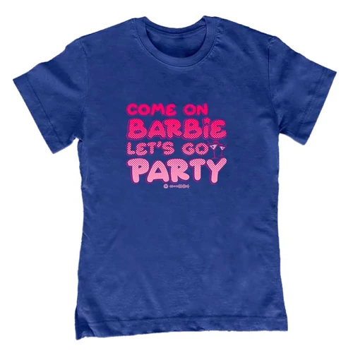 Come on Barbie gyerek póló (Királykék)