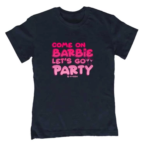 Come on Barbie gyerek póló (Sötétkék)