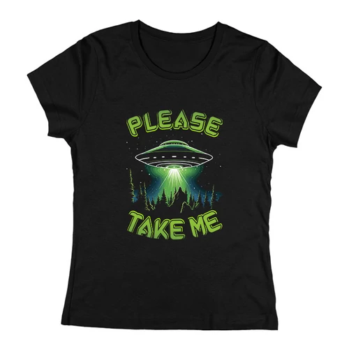 Take me női póló (Fekete)
