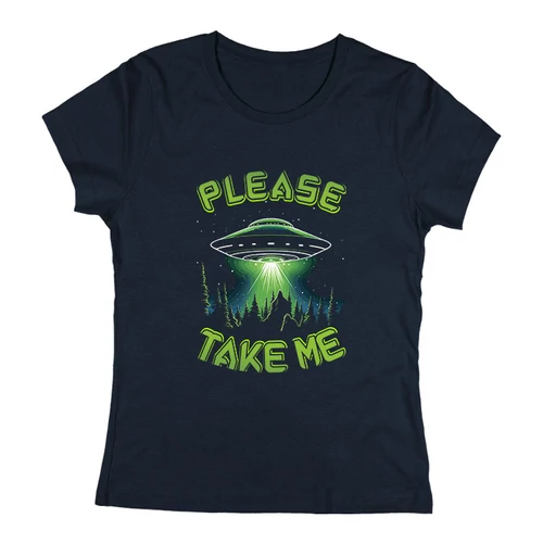 Take me női póló (Sötétkék)