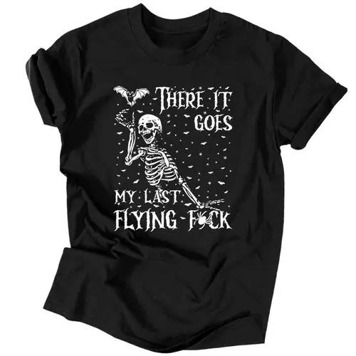 Flying f_ck férfi póló (Fekete)