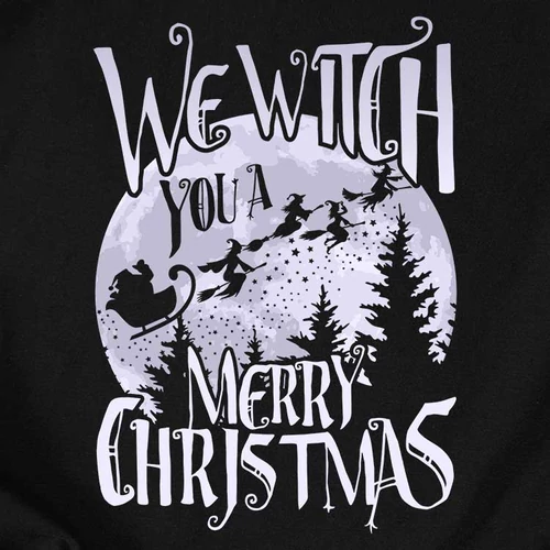 Witch you férfi póló (B_Fekete)