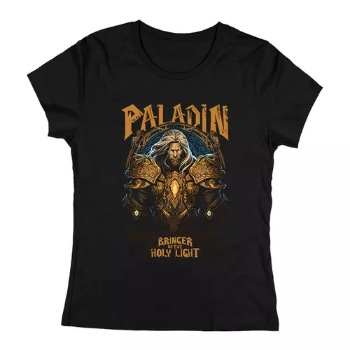 Paladin - Bringer of the holy light női póló (Fekete)