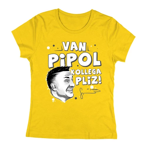 Kolega pliz női póló (Citrom)