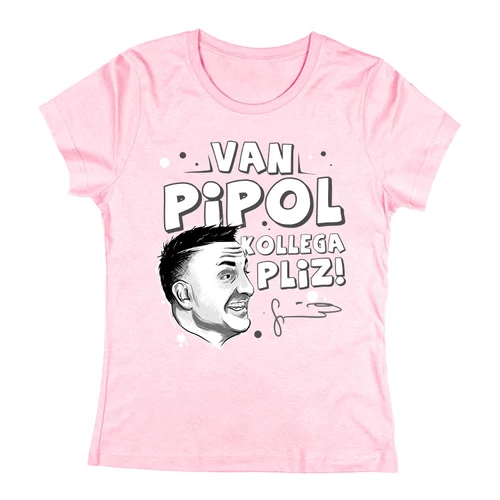 Kolega pliz női póló (Világos rózsaszín)