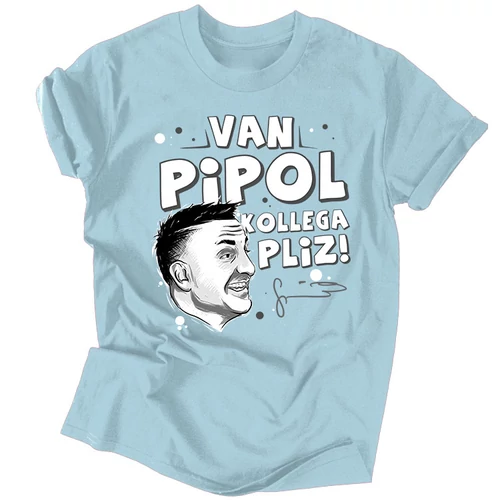 Kolega pliz férfi póló (Világoskék)