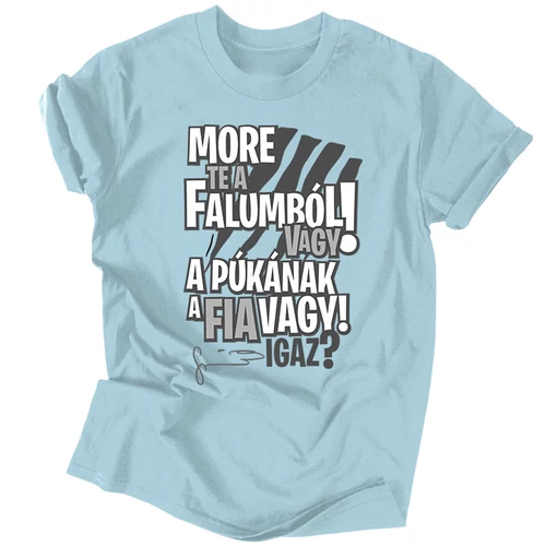 More férfi póló (Világoskék)