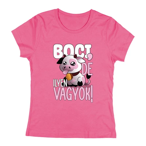 Boci vagyok női póló (Rózsaszín)
