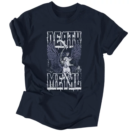 Death metal férfi póló (Sötétkék)