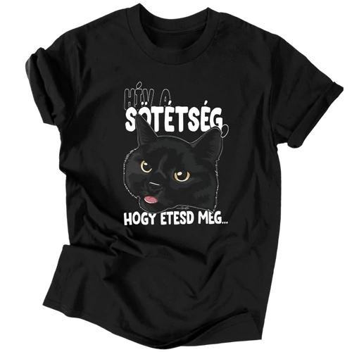 Hív a sötétség férfi póló (Fekete)