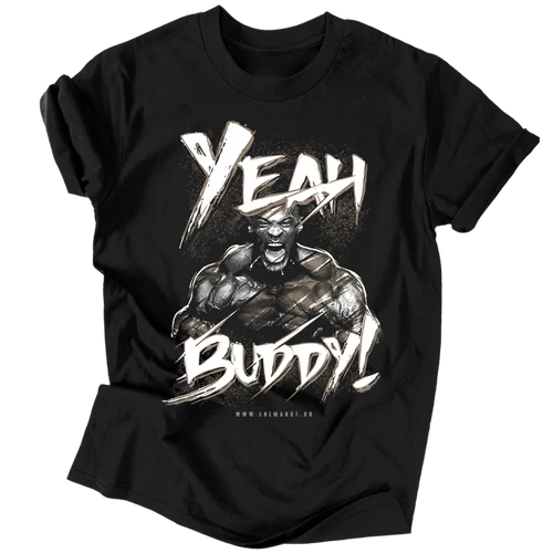 Ronnie - Yeah Buddy! férfi póló (Fekete)