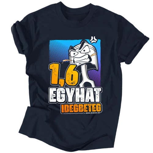 1.6 Idegbeteg férfi póló (navy)