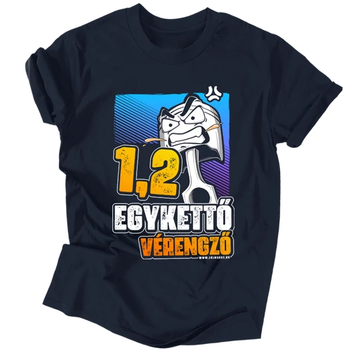 1.2 Vérengző férfi póló (navy)