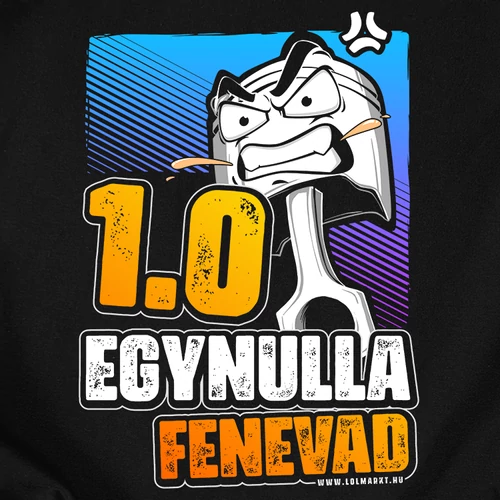 1.0 Fenevad férfi póló (b_fekete)