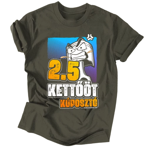 2.5  Kúposztó férfi póló (grafit)