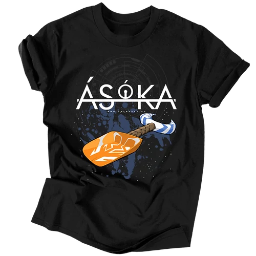 ÁSÓKA férfi póló (fekete)