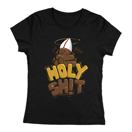 HOLY SH!T női póló (Fekete)