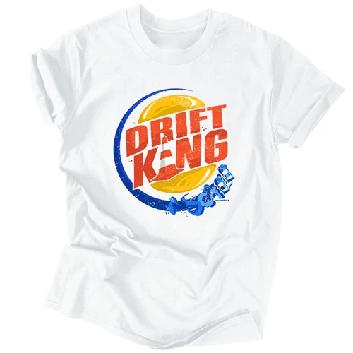 Drift king férfi póló (Fehér)