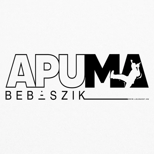 APUMA beb*szik fém bögre (B_Fehér)