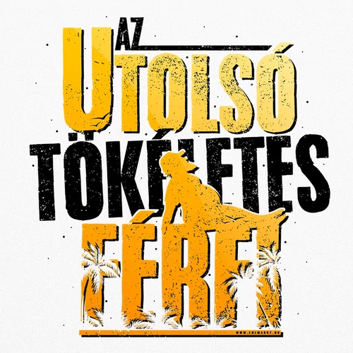 Az utolsó tökéletes férfi fém bögre (B_Fehér)