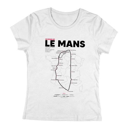 LE MANS női póló (Fehér)